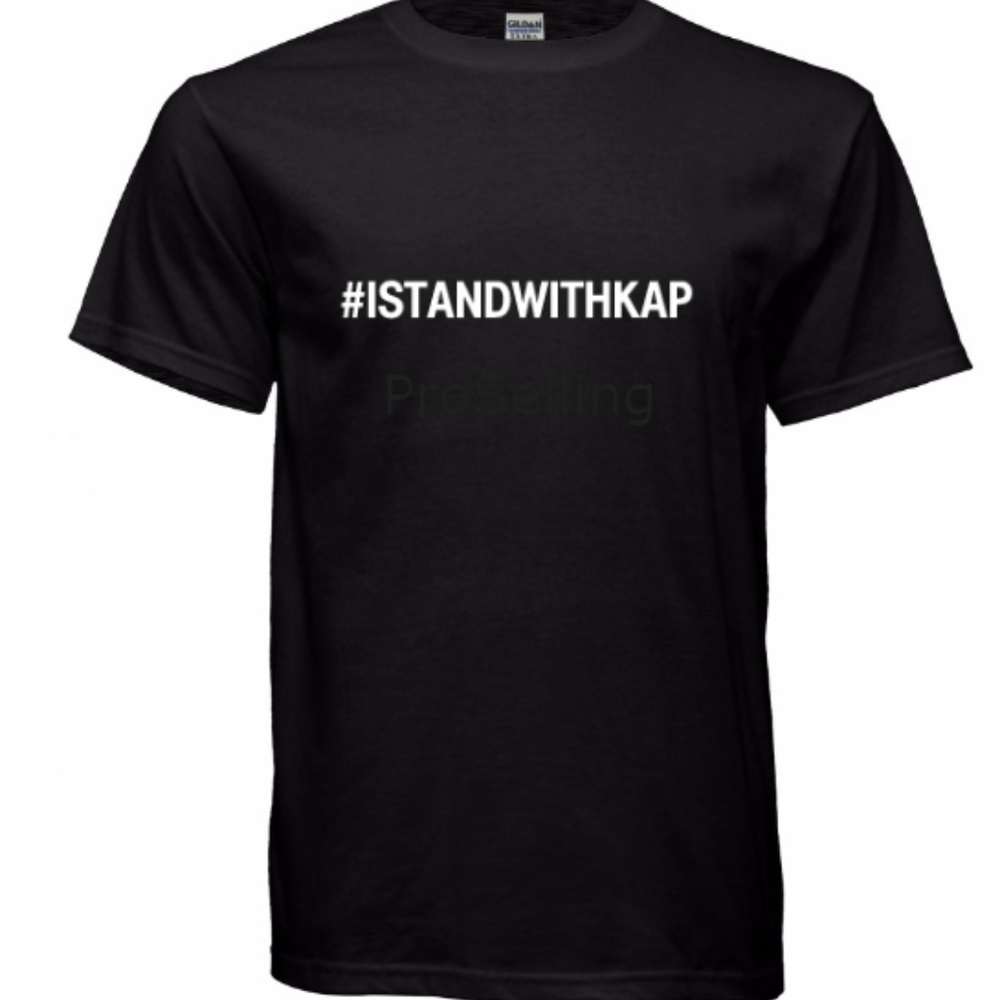 Custom T-shirt "ISTANDWITHKAP"
